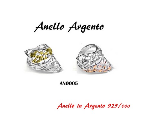 AN0005 ANELLI DONNA IN ARGENTO 925/000