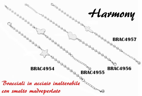 HARMONY1 BRACCIALI DA DONNA IN ACCIAIO INOSSIDABILE