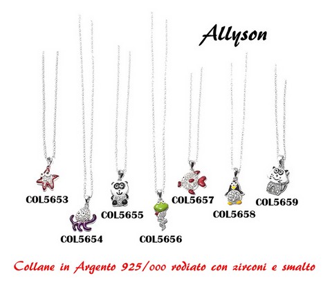 ALLYSON COLLANE IN ARGENTO 925/000