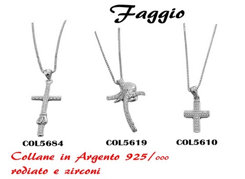 FAGGIO 2 COLLANE IN ARGENTO 925/000