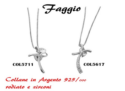 FAGGIO 3 COLLANE IN ARGENTO 925/000
